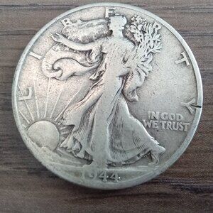 1944 D Walking Liberty Half - 90% Silver